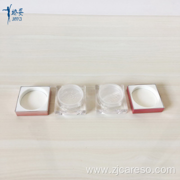 Square Loose Powder Jar with Rotative Sifter